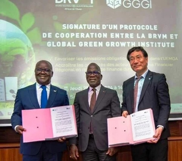 BRVM and GGGI Partner to Boost Green Finance in UEMOA Countries