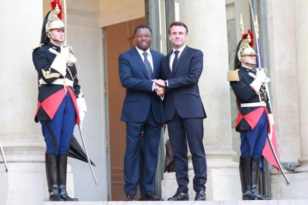 Faure Gnassingbé talks peace and cooperation with Macron at the Elysée