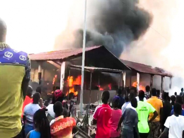 Togo : un incendie a ravagé le nouveau marché de Kara