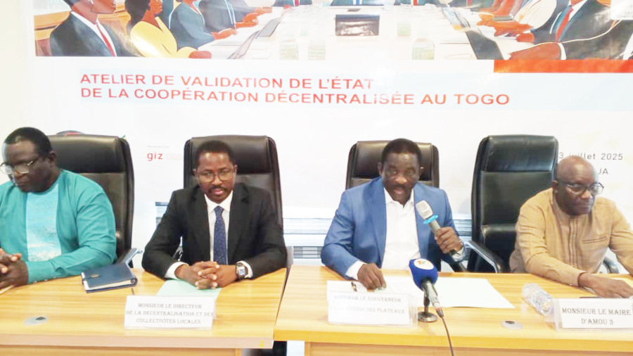 Togo : la coopération décentralisée a mobilisé 1,2 milliard FCFA en quatre ans