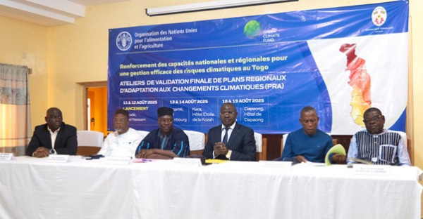 Togo : chaque région désormais dotée d’un plan d’adaptation aux changements climatiques
