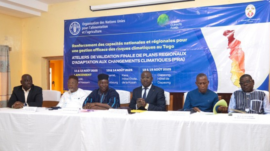 Togo : chaque région désormais dotée d’un plan d’adaptation aux changements climatiques