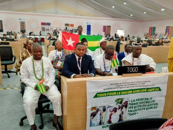 Patrimoine immatériel de l’UNESCO : le Togo obtient l’inscription d’Ekpésosso