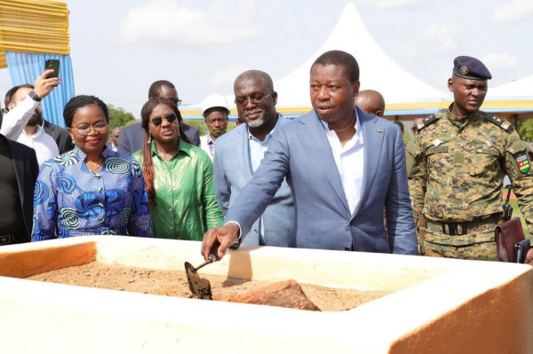 A Kara, Faure Gnassingbé lance les travaux de construction du Centre régional de mécanisation agricole