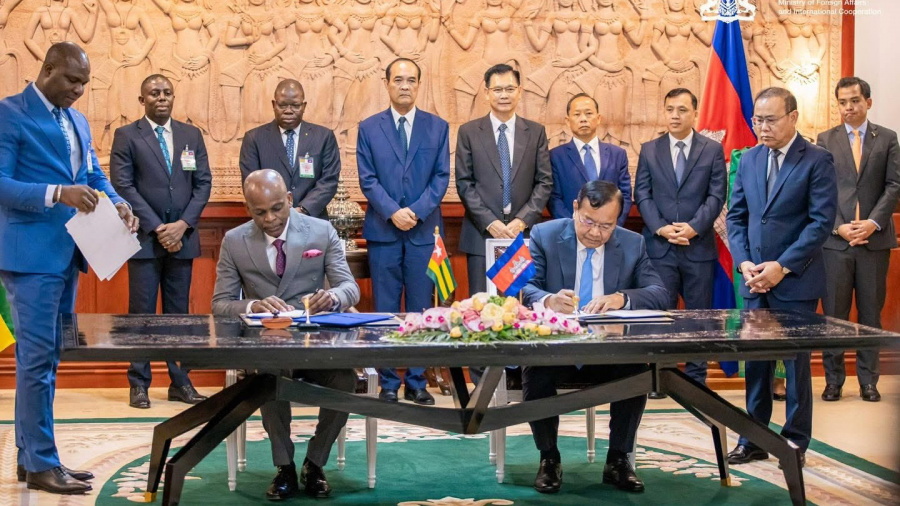 Togo-Cambodge : accord d’exemption réciproque de visa