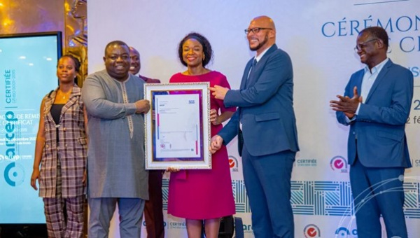 Arcep Togo reçoit une certification pour sa qualité managériale