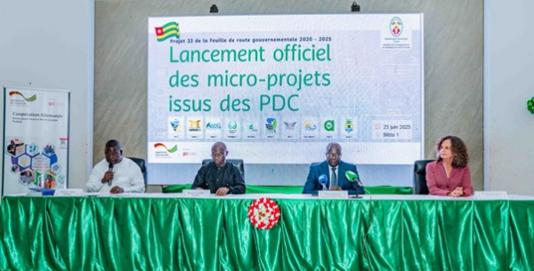 Développement local : lancement de 23 microprojets dans dix communes avec l’appui de l&#039;Allemagne