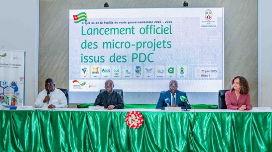 Développement local : lancement de 23 microprojets dans dix communes avec l’appui de l&#039;Allemagne