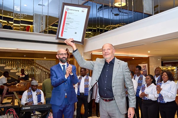Togo : l’Hôtel 2 Février certifié ISO 9001 version 2015
