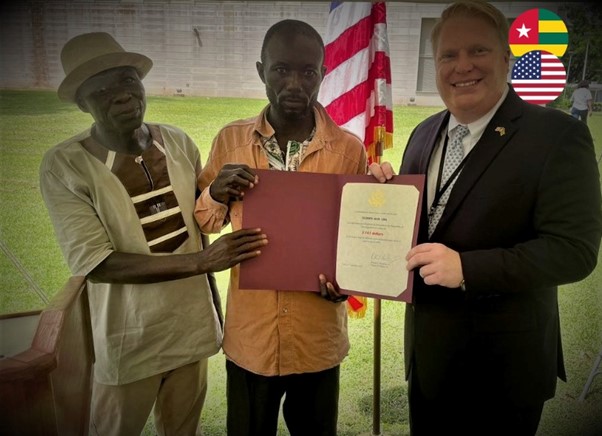 Togo : plus de 100 millions FCFA des Etats-Unis pour des projets de développement communautaire