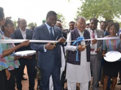 President Gnassingbé inaugurates a new concrete-reinforcing rods factory in Kara  