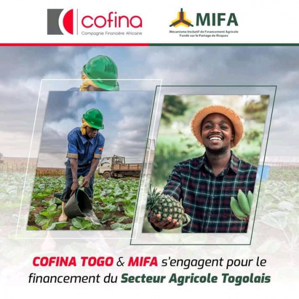 Cofina et Mifa, partenaires pour financer les agriculteurs togolais