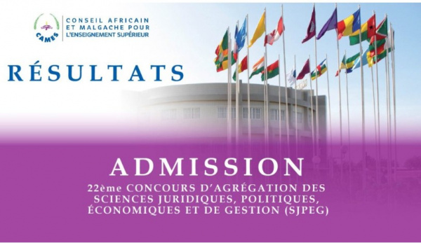 Togo : 7 enseignants-chercheurs admis au 22ᵉ Concours d’agrégation du CAMES