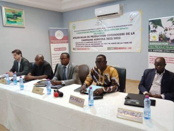 À Lomé, 15 pays africains producteurs de coton planchent sur la professionnalisation de la filière