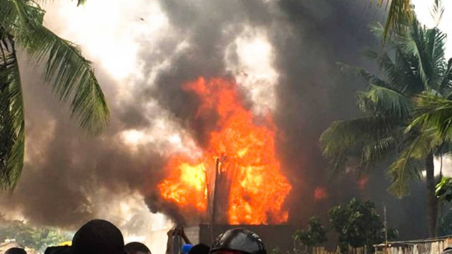 Togo : Un incendie dans la zone portuaire