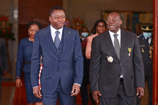 Togolese President makes former BCEAO governor the Grand Officer of the Order of Mono