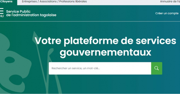 Togo: “service-public.gouv.tg” fait peau neuve et devient une plateforme de services digitalisés