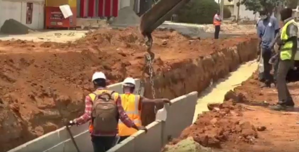Ebomaf a d&eacute;marr&eacute; les travaux de la route Adidogom&eacute;-S&eacute;gb&eacute;