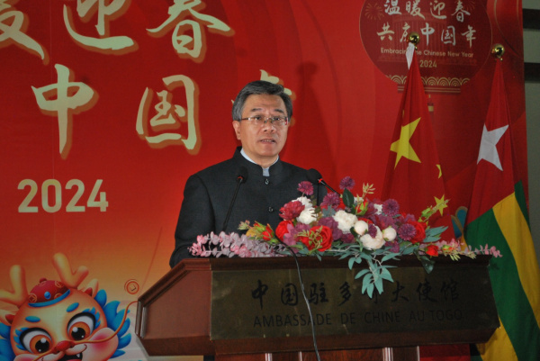 Togo-China: Chinese Ambassador forecasts a stronger cooperation