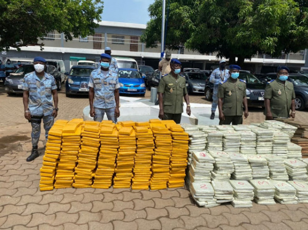 Togolese customs office seizes 1.5 tons of cannabis in Hihéatro, 151 km from Lomé
