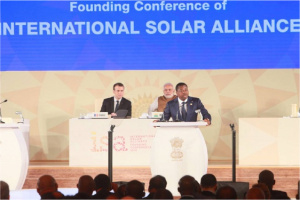 Faure Gnassingb&eacute; d&eacute;fend les int&eacute;r&ecirc;ts du Togo au Sommet de l'Alliance Solaire Internationale &agrave; New Delhi