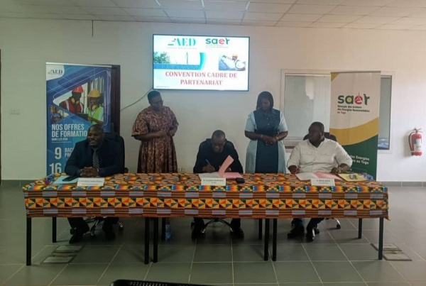 Togo: New AED-SAER Partnership to Prepare Youth for Jobs in Renewable Energy