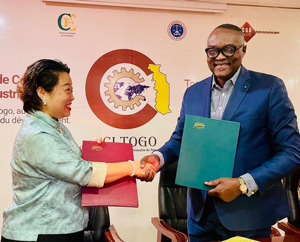 La CCI-Togo et l’association des entreprises de Hebei (province chinoise) signent un accord de partenariat