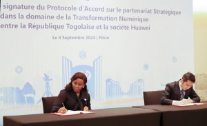Togo : un partenariat avec Huawei dans le domaine de l&rsquo;innovation technologique