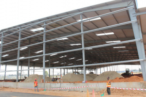 PIA: Construction of soybean processing factory is going well