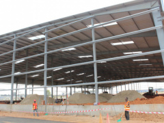 PIA: Construction of soybean processing factory is going well