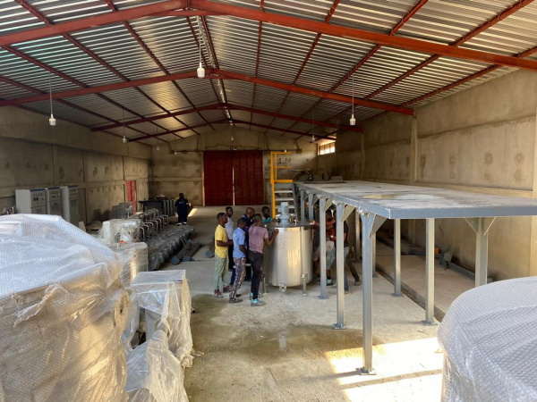 Backed by PAIEJ-SP, a cassava processing plant is being set up in Atakpamé