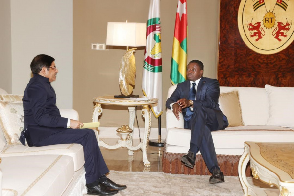 Togo-India Partnership: President Gnassigbe recently met India’s ambassador