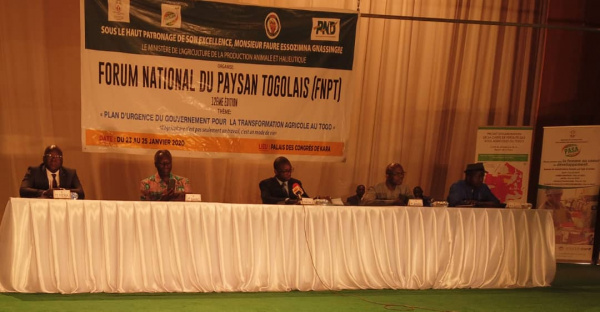 Début du Forum national du paysan à Kara : « Fini l’agriculture de subsistance ! »