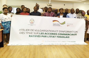 Togo : les accords commerciaux ratifi&eacute;s par le Togo, pr&eacute;sent&eacute;s aux TPME