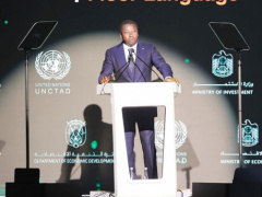 President Gnassingbe supports strategic State dynamic at the World Investment Leaders Summit