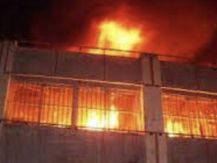 A fire broke out at Lomé’s biggest market last night