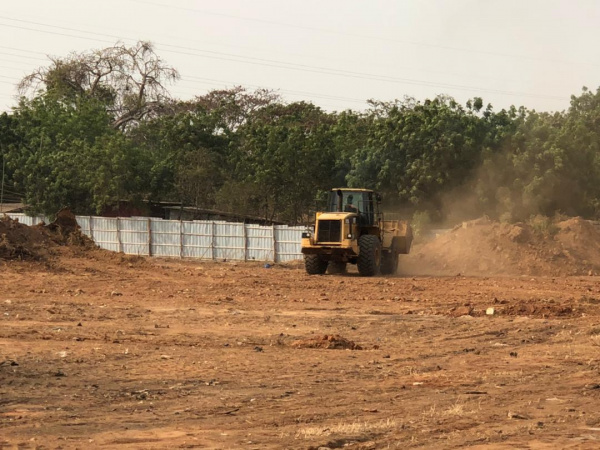 Un futur Centre commercial, en implantation à Lomé