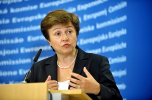 La Bulgare Kristalina Georgieva prend la t&ecirc;te du FMI