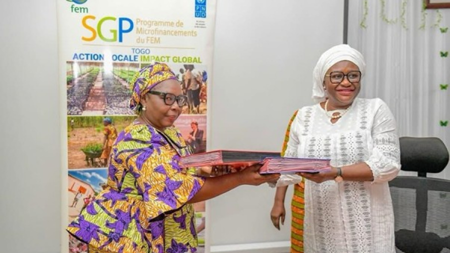 Togo : le PNUD appuie 9 organisations pour lutter contre la d&eacute;gradation des &eacute;cosyst&egrave;mes