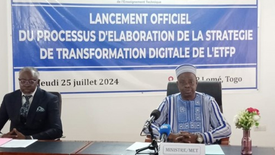 Togo : lancement de la digitalisation de l&#039;Enseignement technique et de la formation Professionnelle