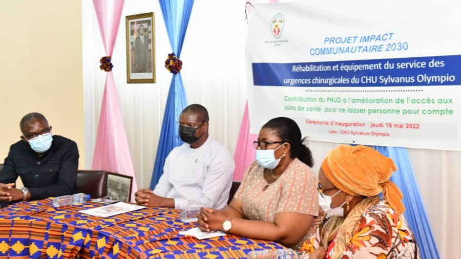 Togo : Le Pnud appuie la réhabilitation des urgences chirurgicales du CHU Sylvanus Olympio