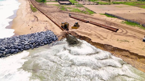 Togo completes 14 groynes under coastal protection project