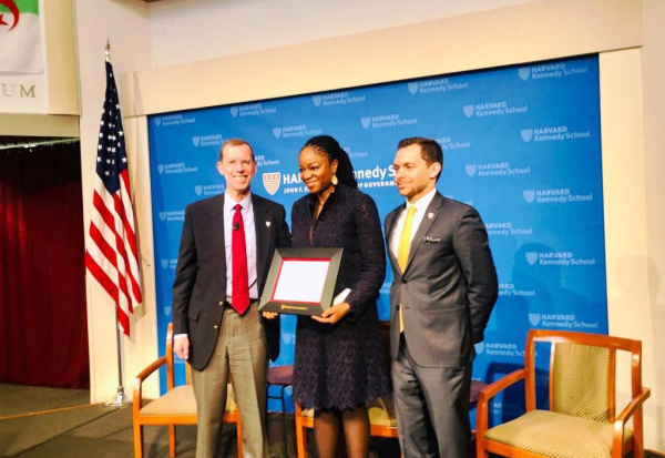 Cina Lawson, first female African political figure to receive the Harvard  Kennedy School Award