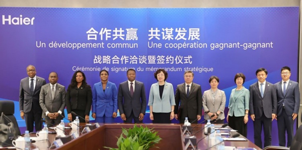 Togo and Haier Group Sign MoU in Health and Energy Sectors at FOCAC 2024
