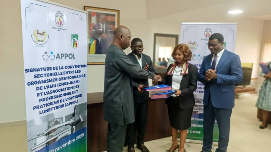 Togo : les opticiens int&egrave;grent le dispositif de l&rsquo;Assurance maladie universelle