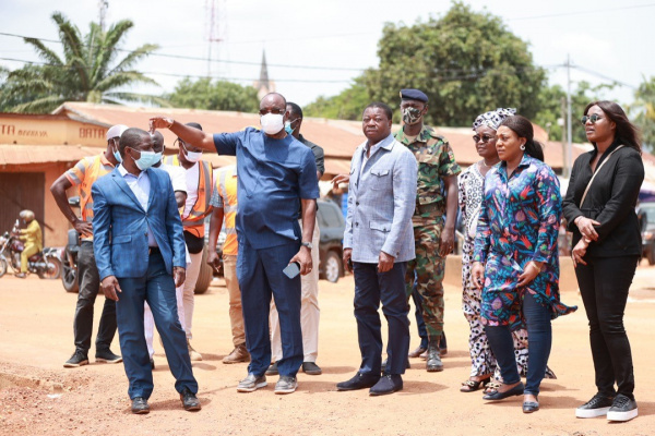 President Gnassingbé recently took stock of the progress made on the Lomé-Kpalimé road rehabilitation project