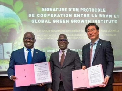 brvm-and-gggi-partner-to-boost-green-finance-in-uemoa-countries