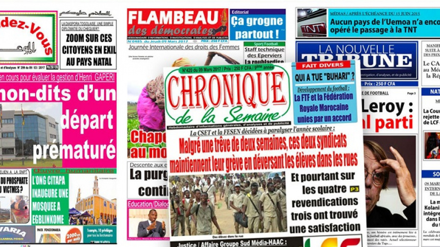 Togo : 156 organes de presse sur 162 vont recevoir l’aide de l&#039;État 