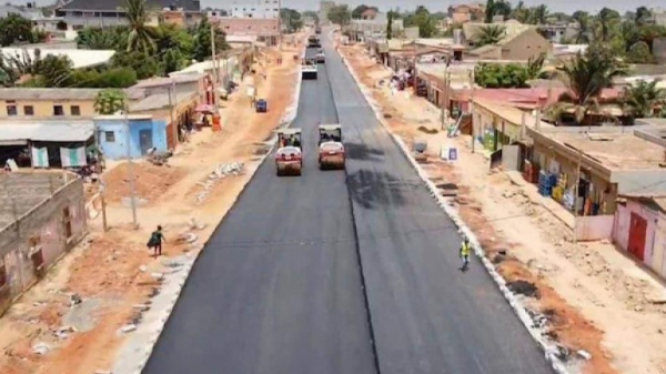 Route de Ségbé : 5 mois après leur lancement, les travaux réalisés à 60%