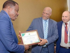 African Union gives Togo a recognition certificate for leadership in the Aviation sector